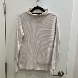 Banana Republic Women's Cream Mock Turtleneck Sweater